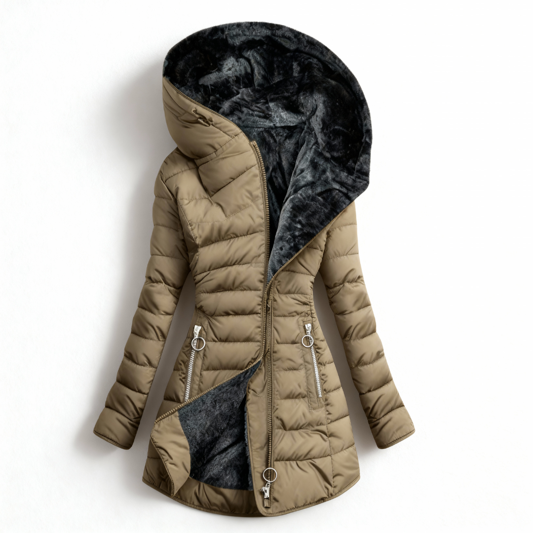Alessina™ | Waterproof Padded Hooded Coat