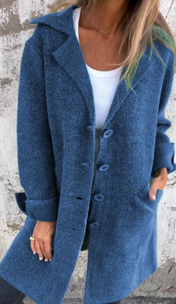 Aaliyah - Cozy Button Coat