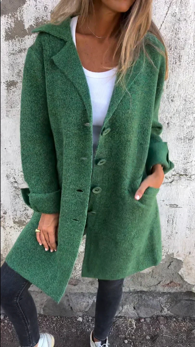 Aaliyah - Cozy Button Coat