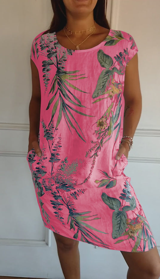 YSELLA - Casual Printed Dress