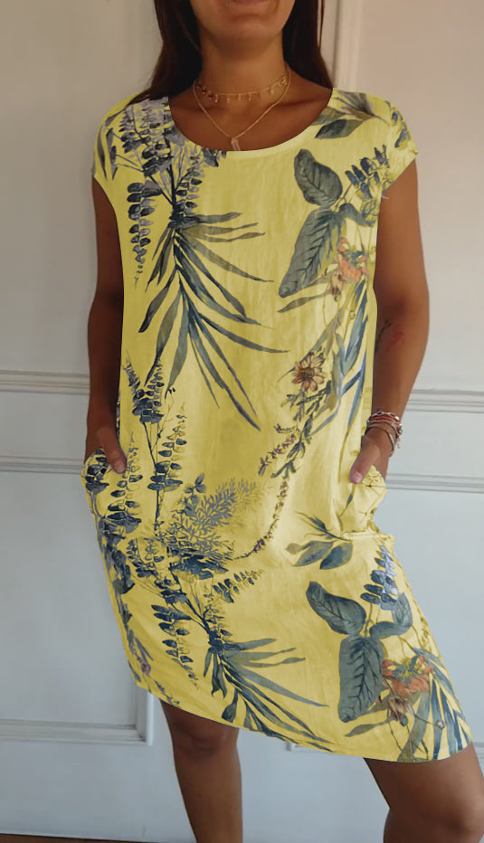 YSELLA - Casual Printed Dress