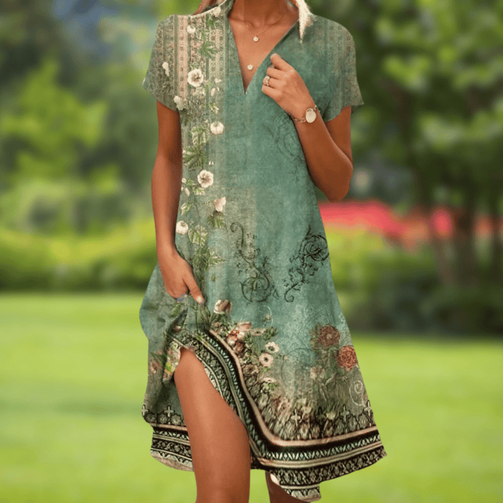 Mariella - Bohemian Mosaic Dress