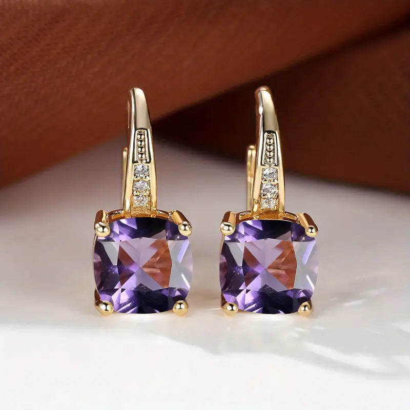 Evelienne - Midnight Ember Earrings
