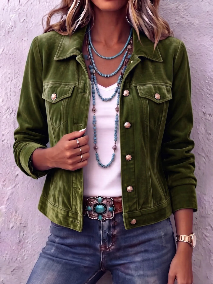 Linnea | Boho Vintage-Inspired Velvet Jacket