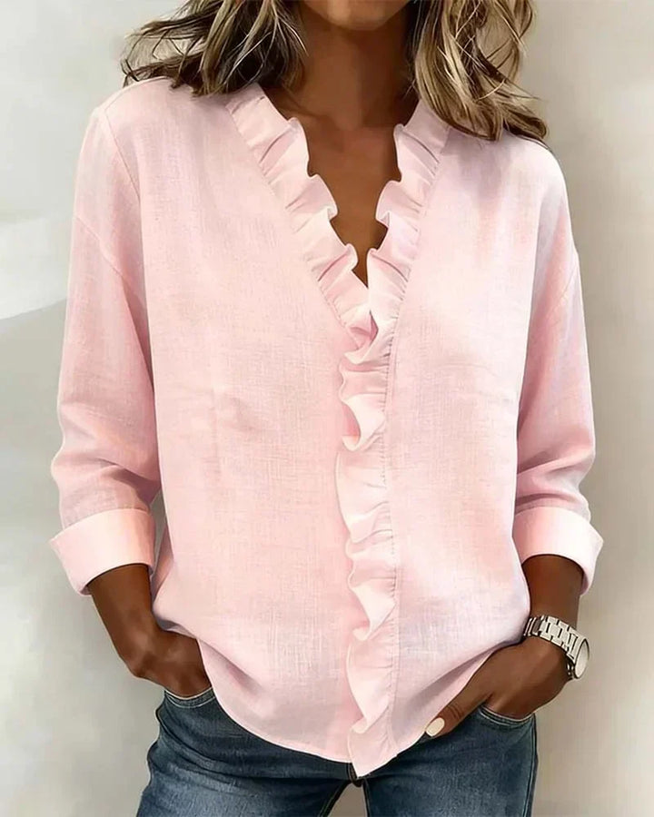 Chloe | Lightweight V-Neck Blouse