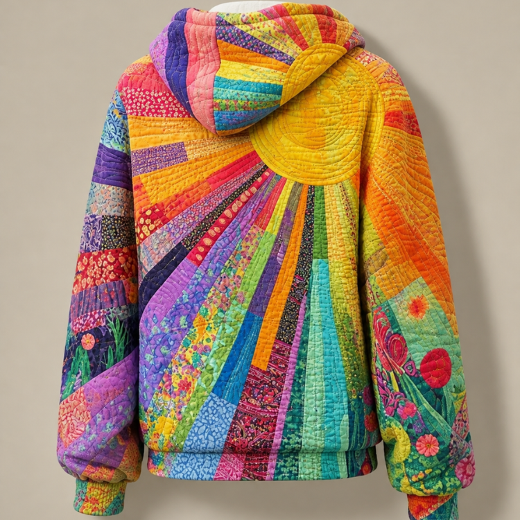 Galina | Hooded Sunburst Sweatshirt