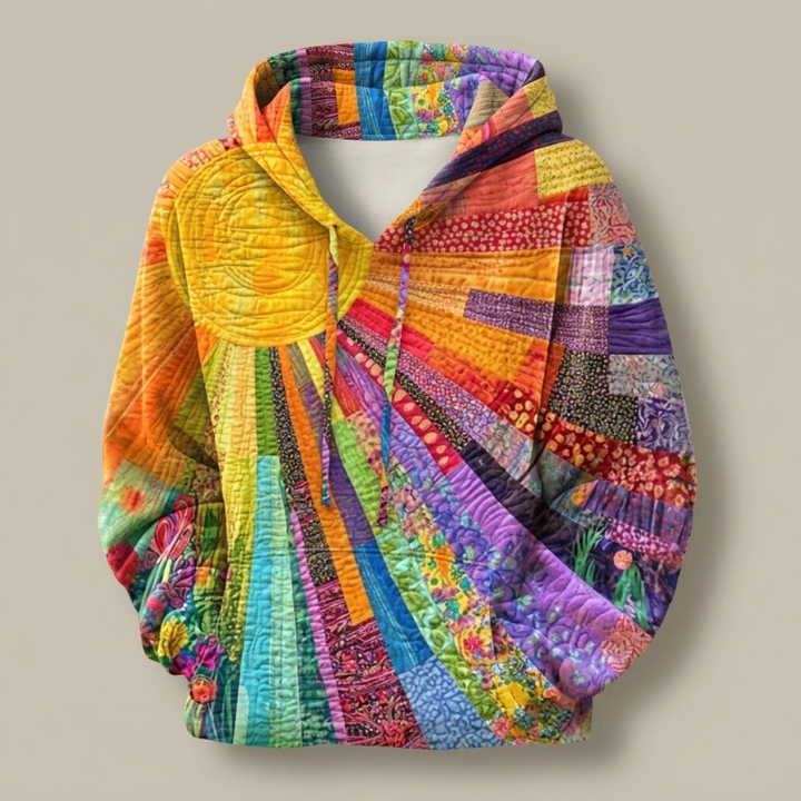 Galina | Hooded Sunburst Sweatshirt