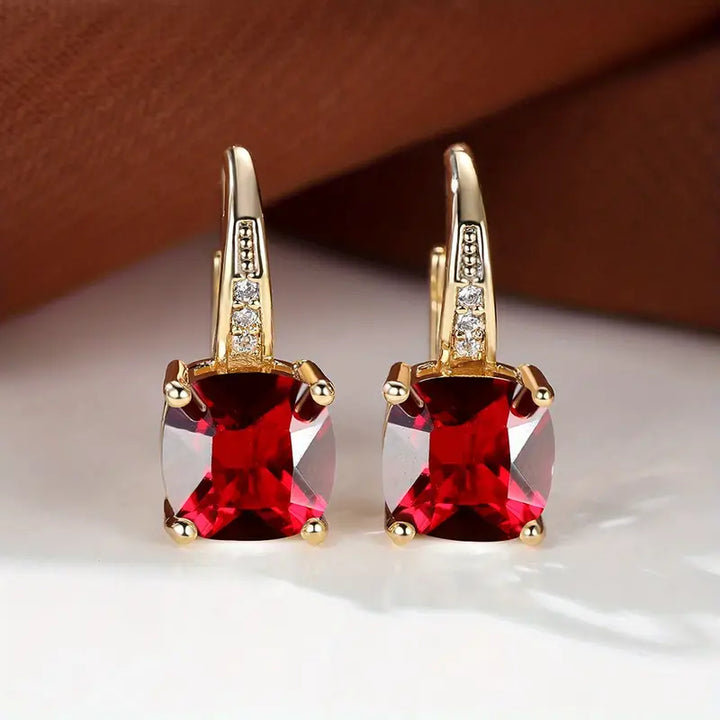 Evelienne - Midnight Ember Earrings