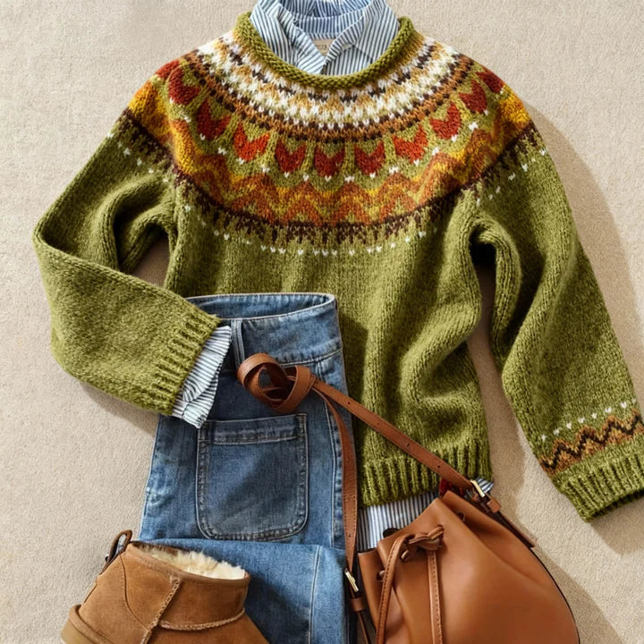 Petra | Classic Vintage Knit Sweater