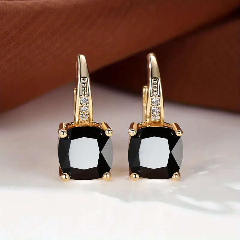 Evelienne - Midnight Ember Earrings