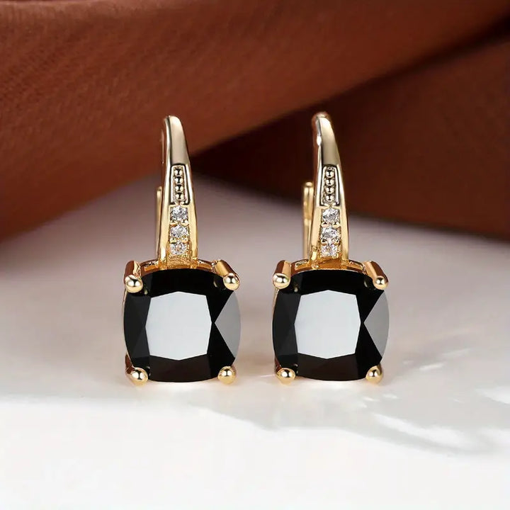 Evelienne - Midnight Ember Earrings