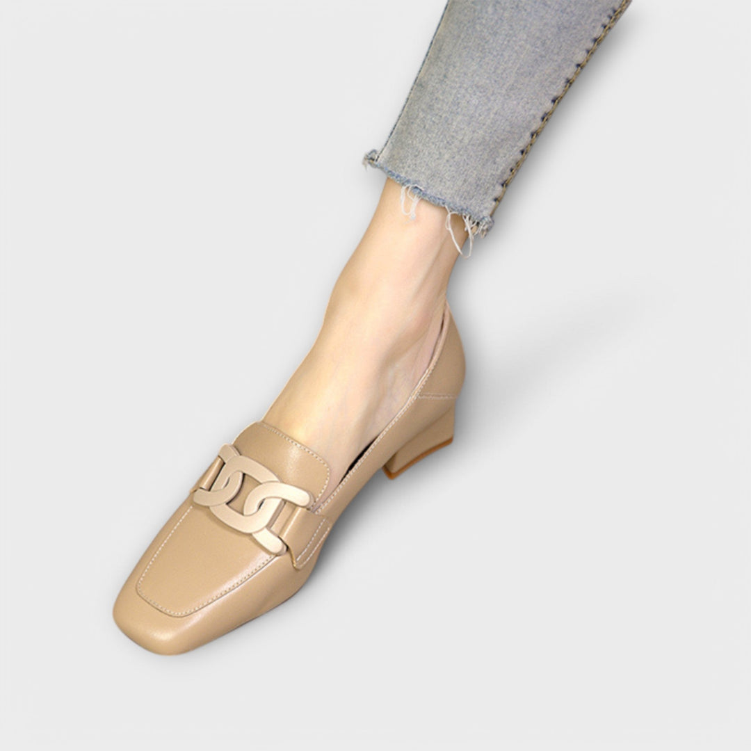Elvya - Chain Fashion Loafers