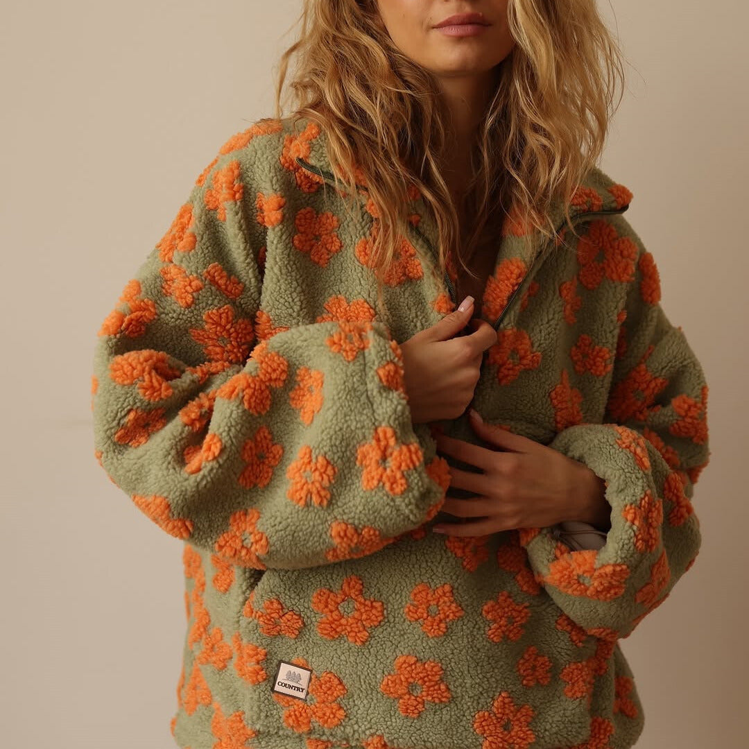 Rylie - Cozy Floral Sweater