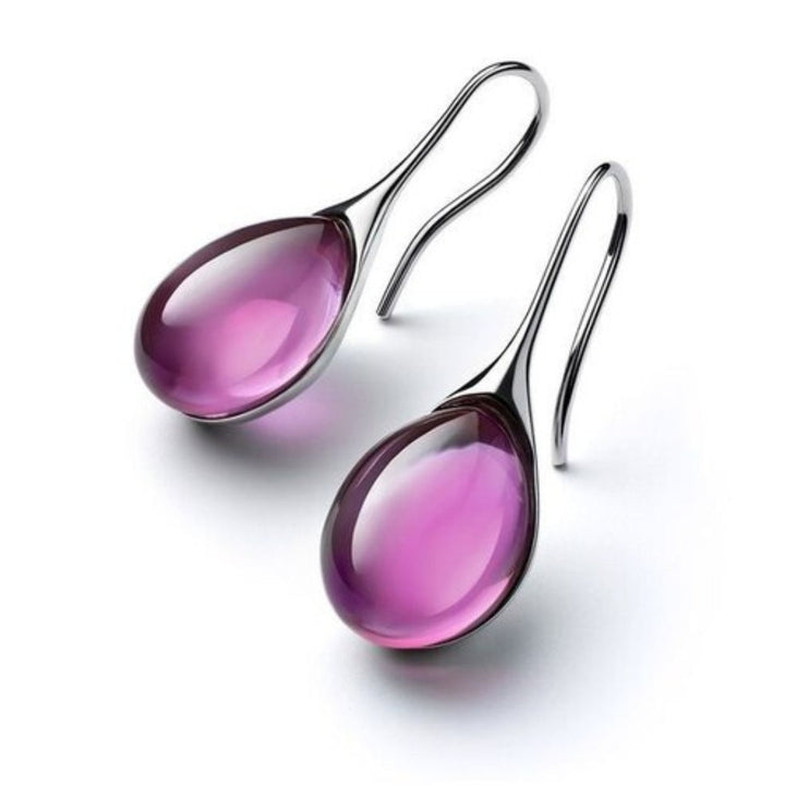 Elara - Golden Teardrop Earrings