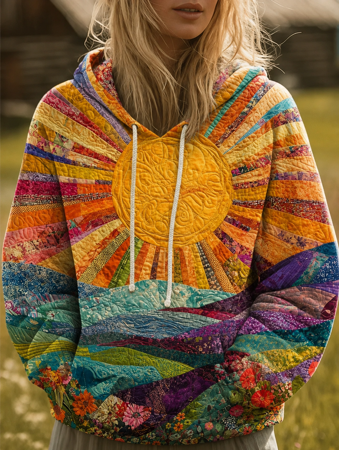Jessamine | Landscape Sun Hooded Sweatshirt