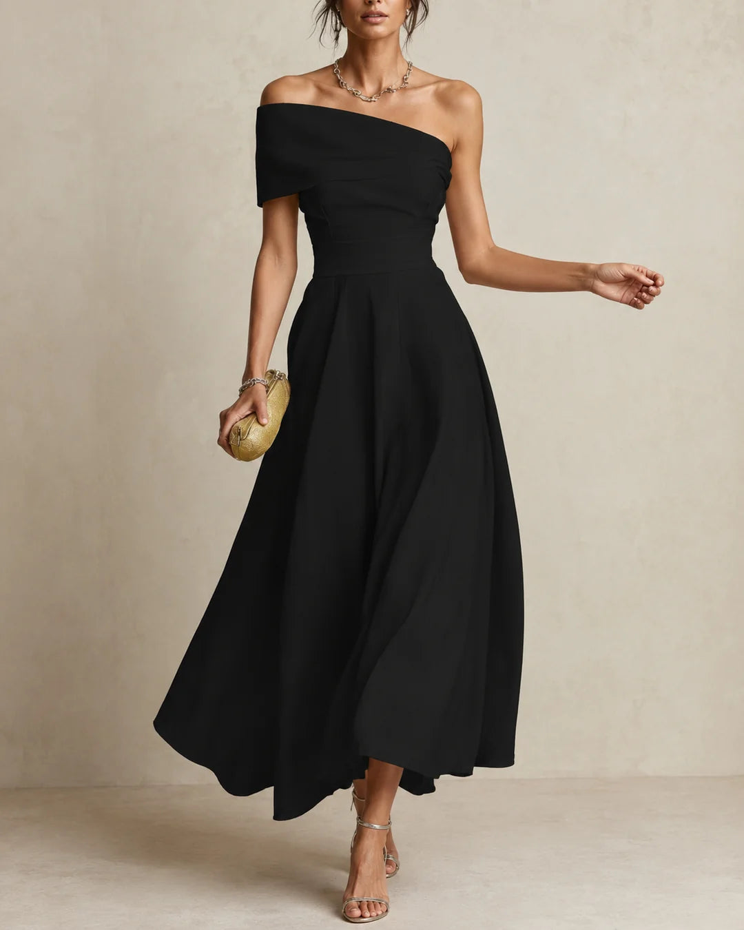 Wenda | One-Shoulder Maxi Dress