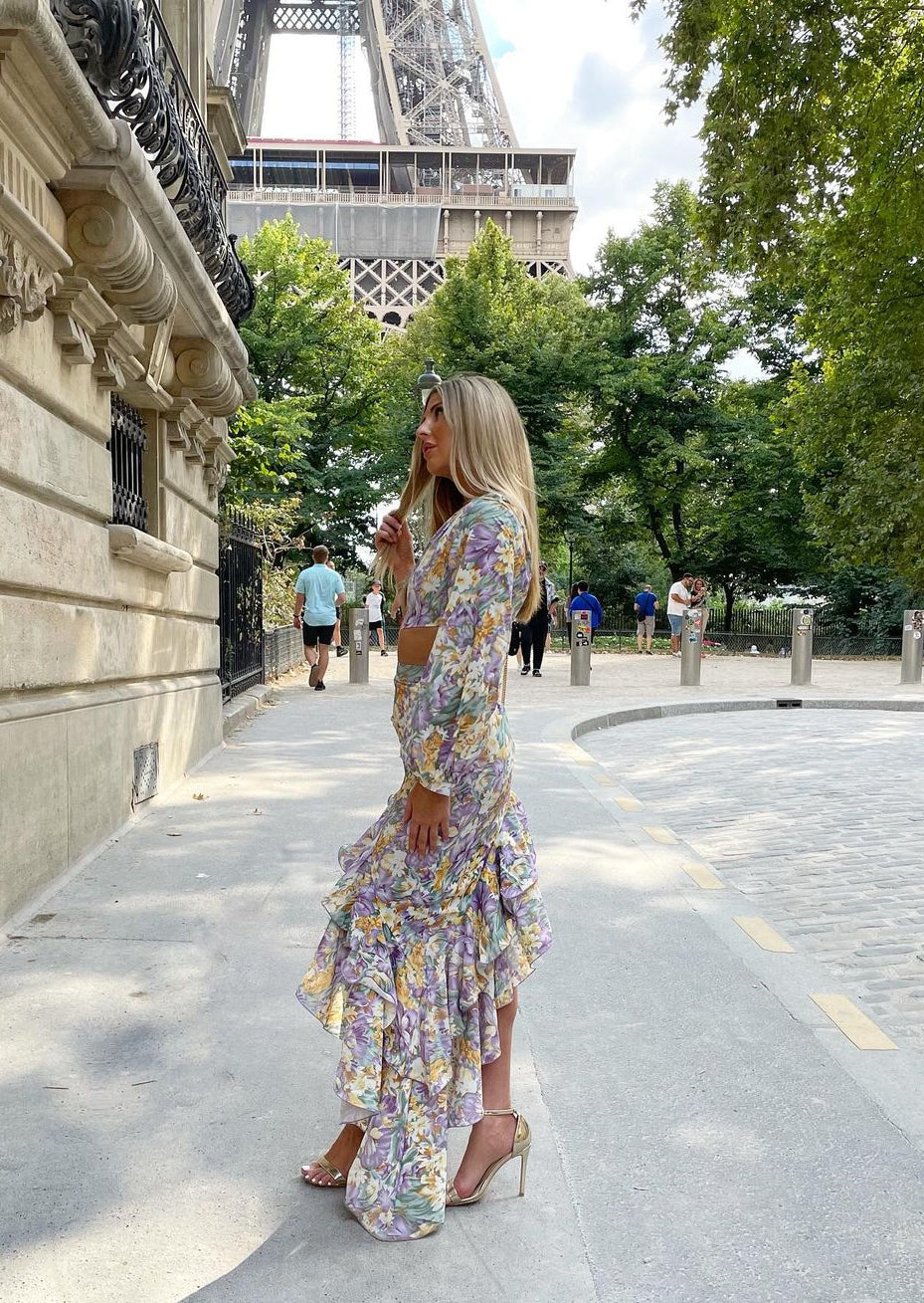 Vallia - One Shoulder Bloom Dress