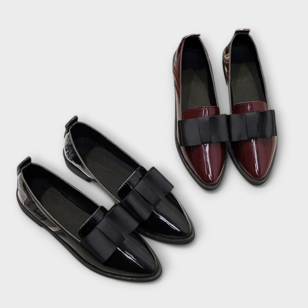 Velissa - Elegant Bow Loafers