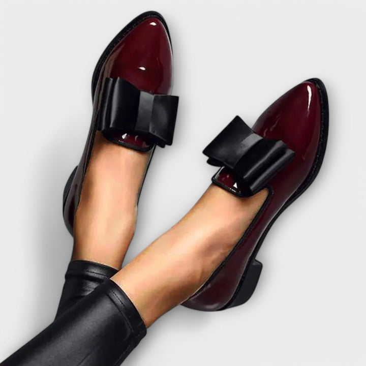 Velissa - Elegant Bow Loafers