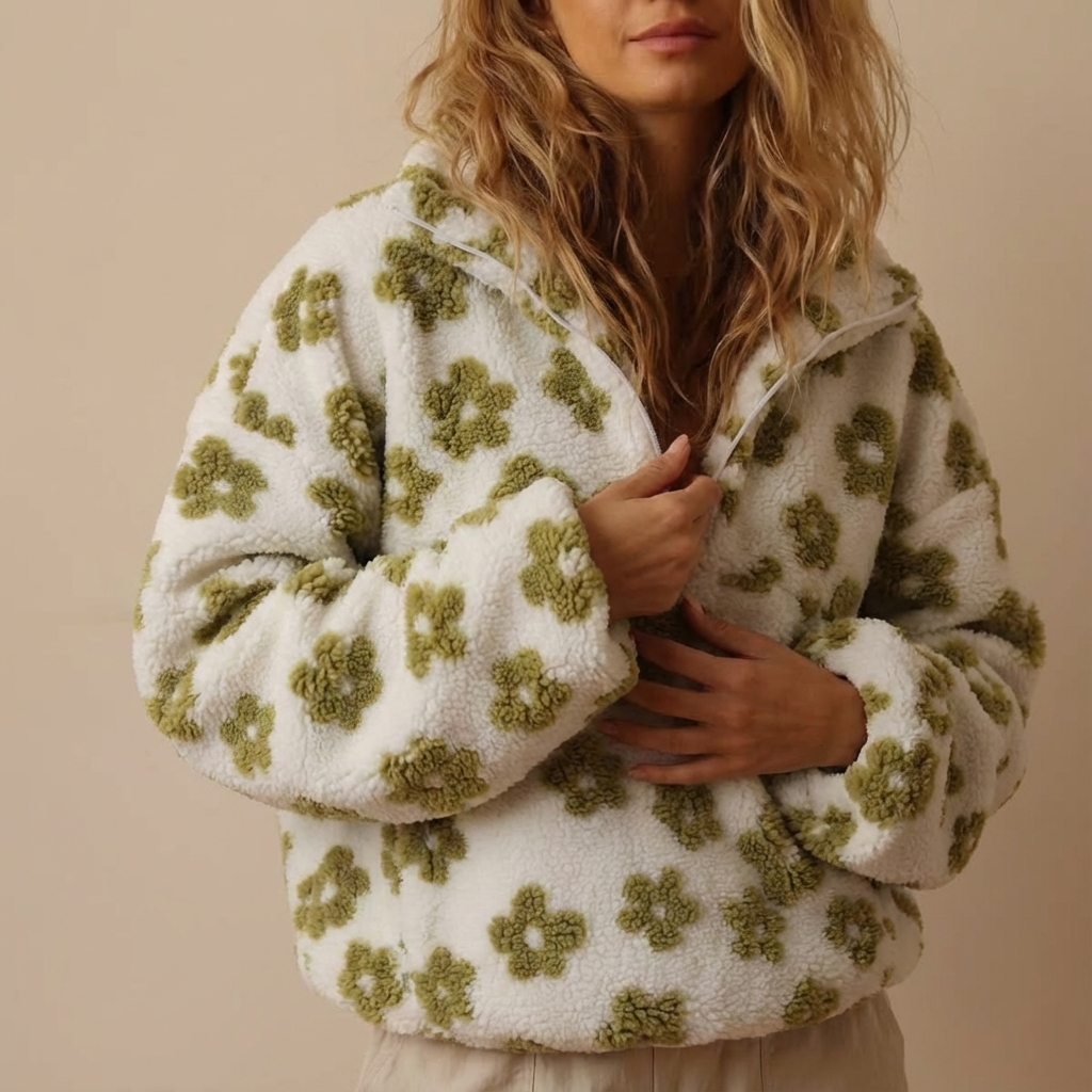 Rylie - Cozy Floral Sweater