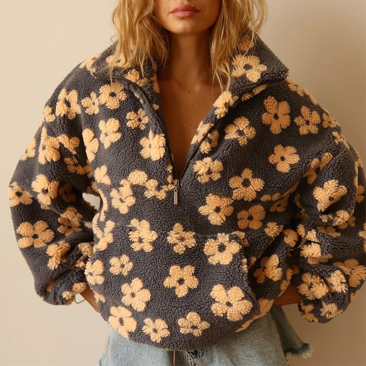 Rylie - Cozy Floral Sweater