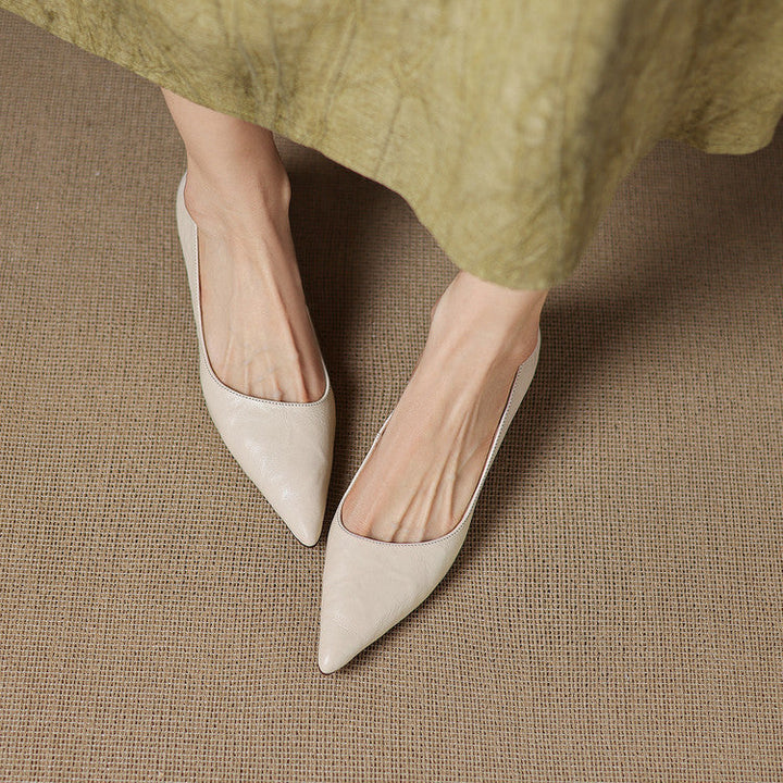 Elar Genuine Leather Heels
