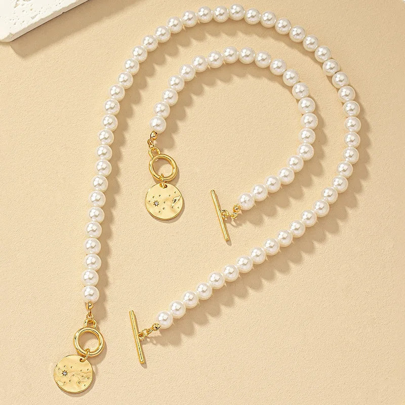 Sadie - Love Pearls Necklace/Bracelet Set