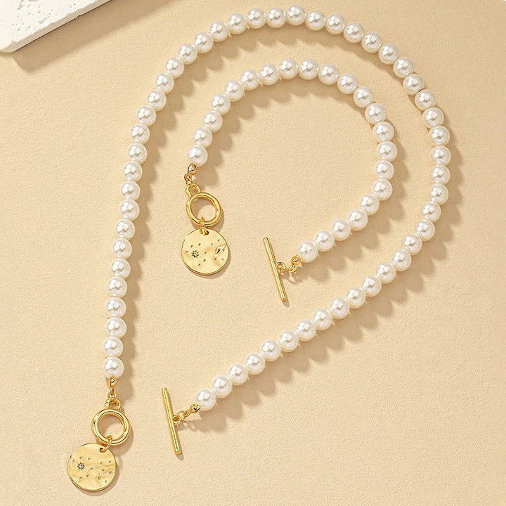 Sadie - Love Pearls Necklace/Bracelet Set