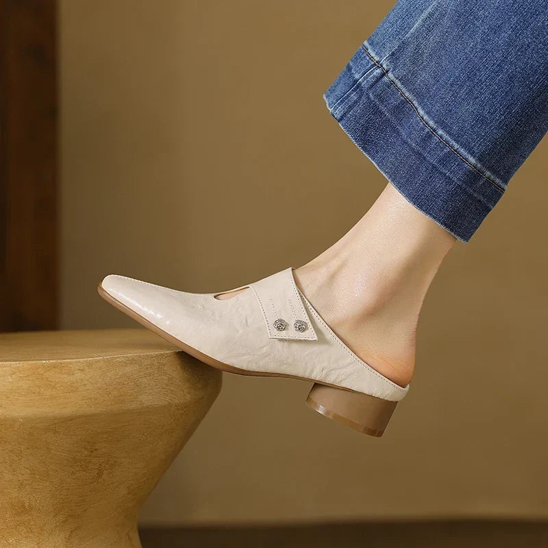 Olga | Vegan Leather Mules