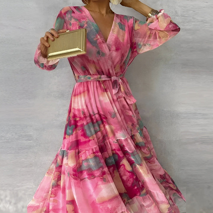 Kalyra - Floral Wrap Dress