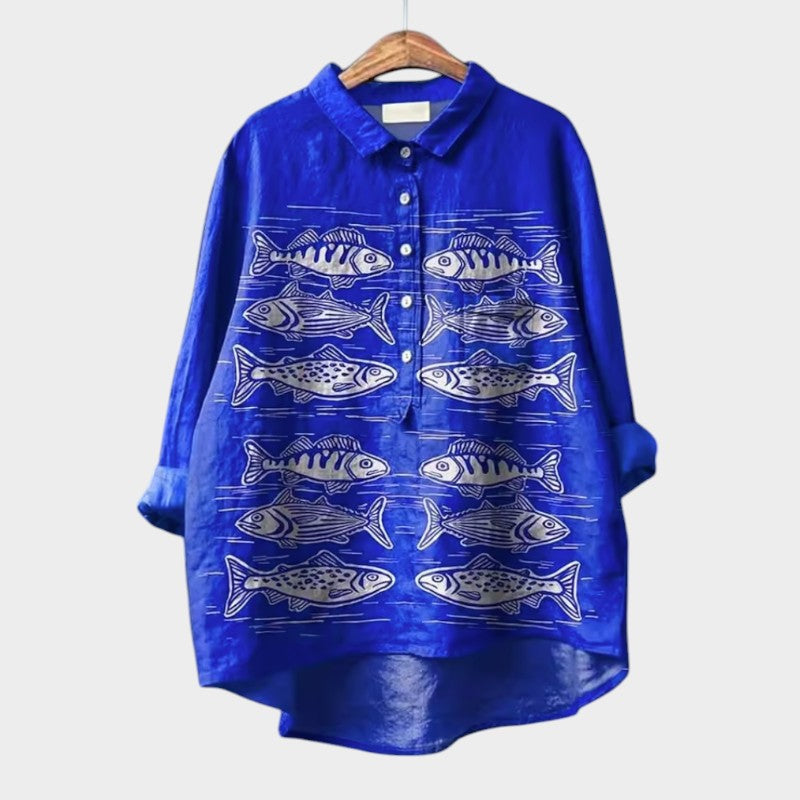 Jazira - Animal Print Blouse