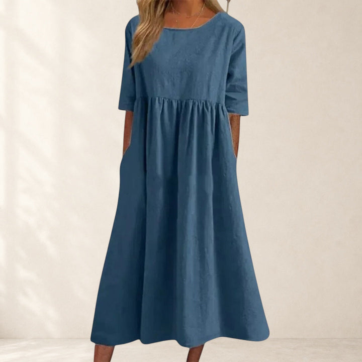 Jane™ | Elegant Short-Sleeved Dress