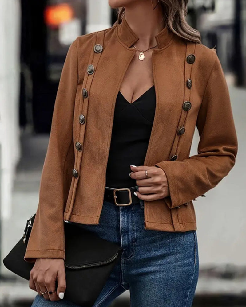 Judie – Tailored Button Jacket