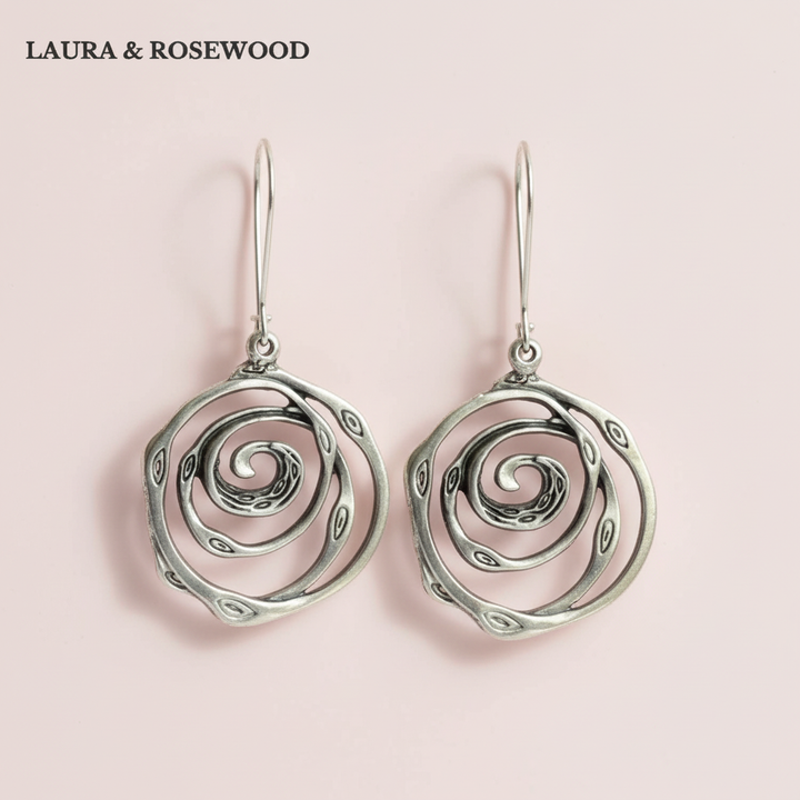 Lory - Celestial Spiral Earrings