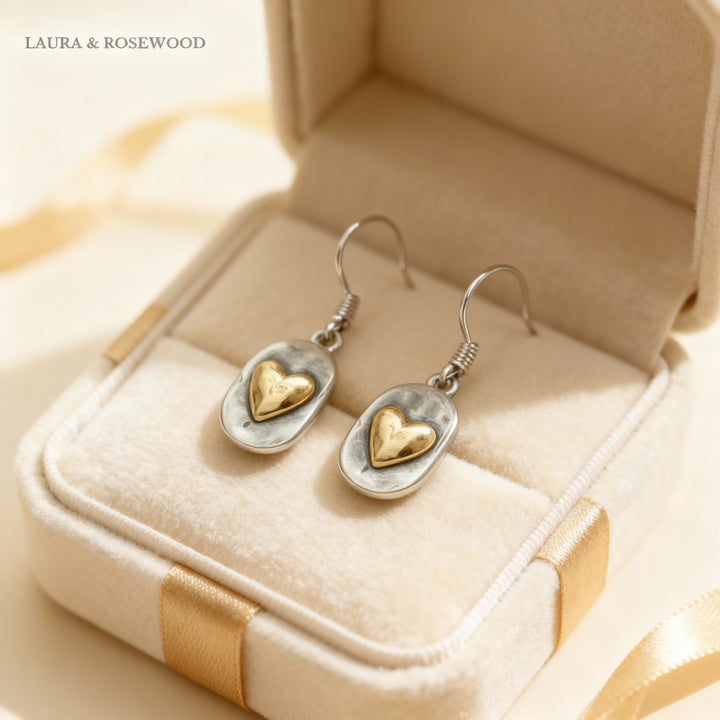 Zenaida - Heart Charm Earrings