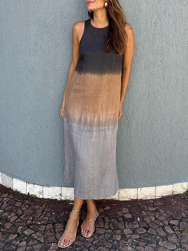 Heather - Casual Gradient Dress