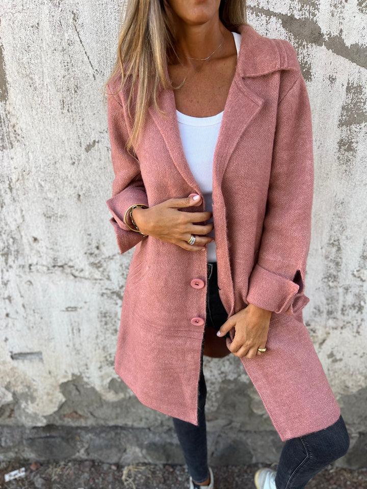 Aaliyah - Cozy Button Coat