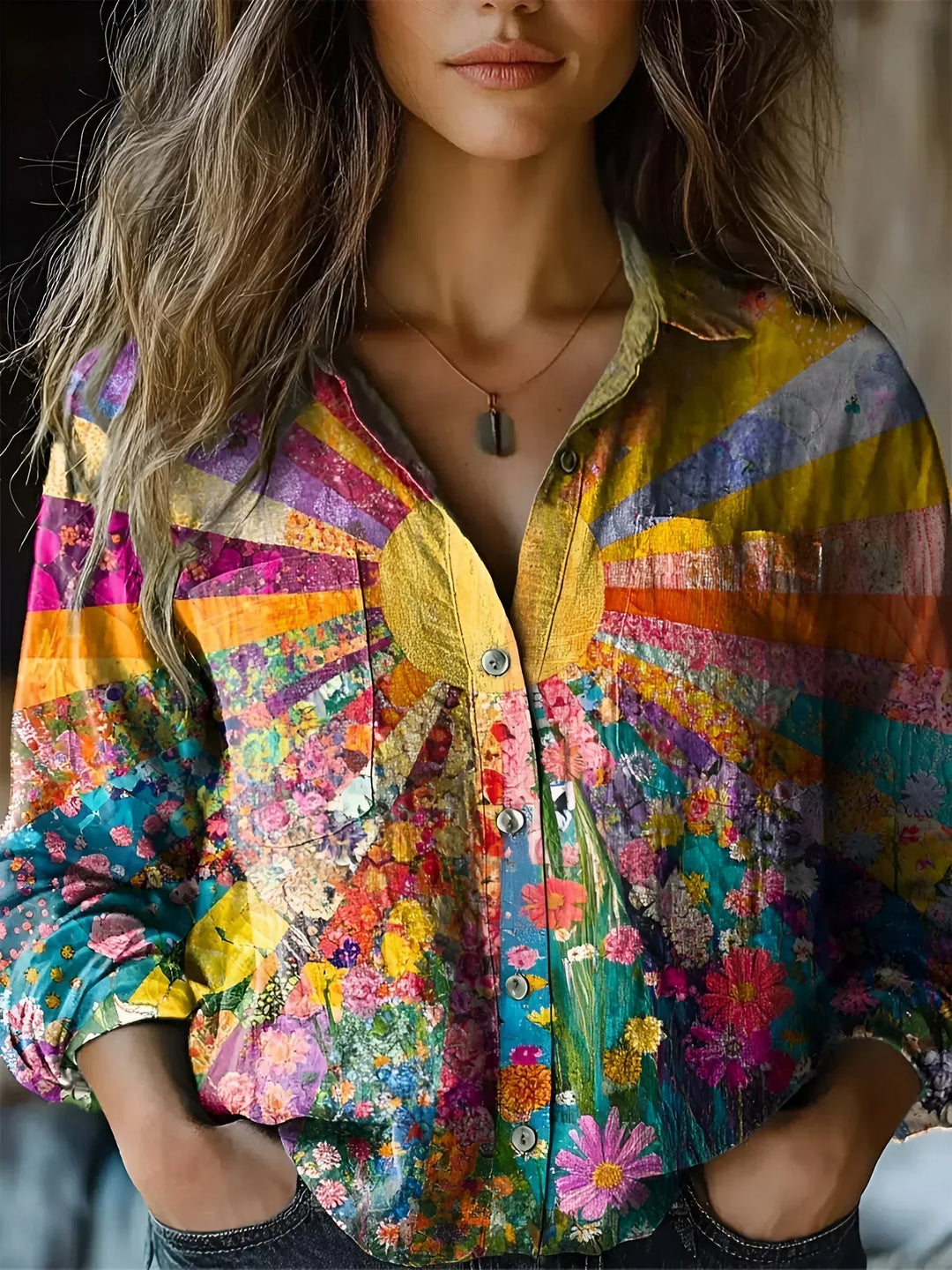 Jermaine - Radiant Bloom Blouse