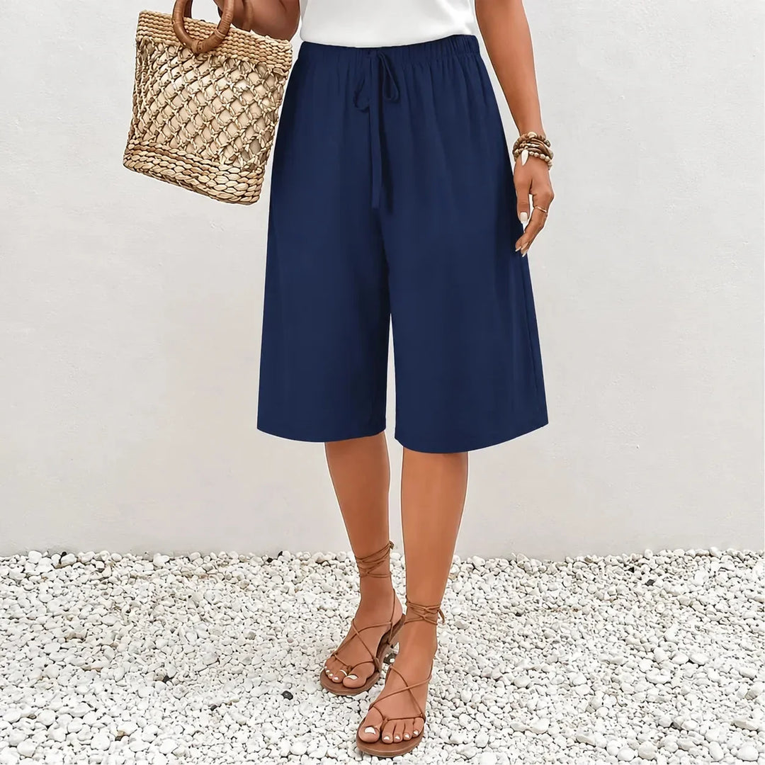 Calaya – Wide Leg Drawstring Pants for Women, Lightweight Summer Pull On Bottoms
