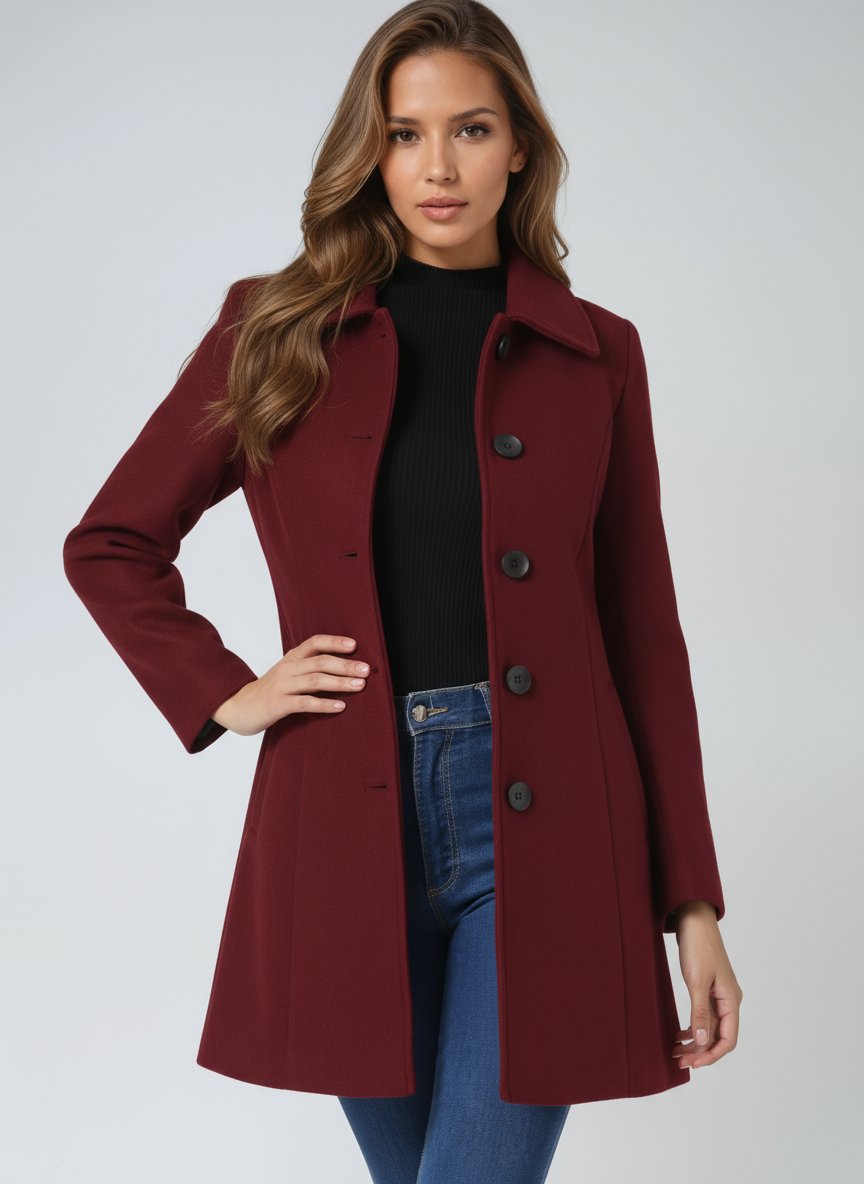 Imogen Single-Breasted Winter Coat